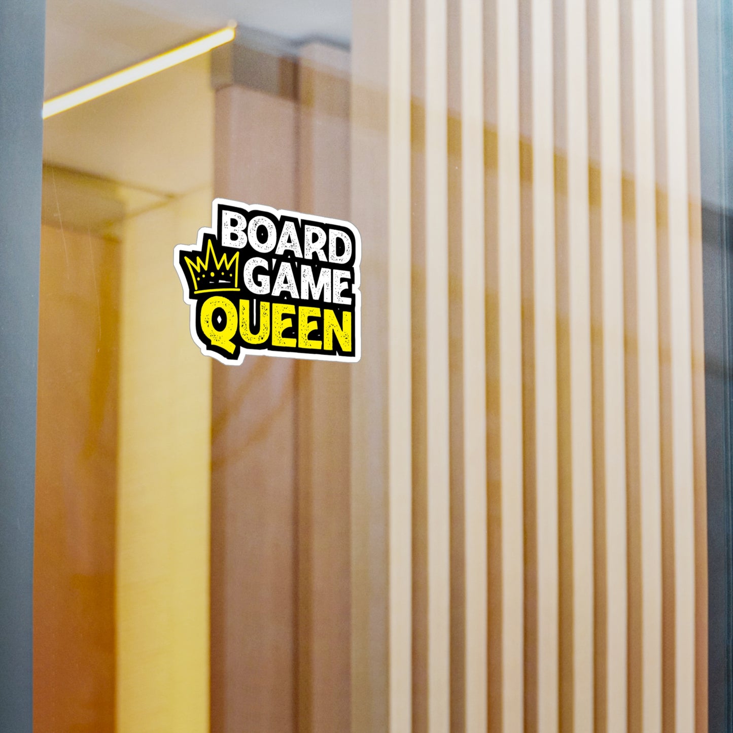 Board Game Queen - Boardgames Sticker for Laptop Sticker. Water Bottle Sticker, Vinyl Dice Decal - Boardgames Gift