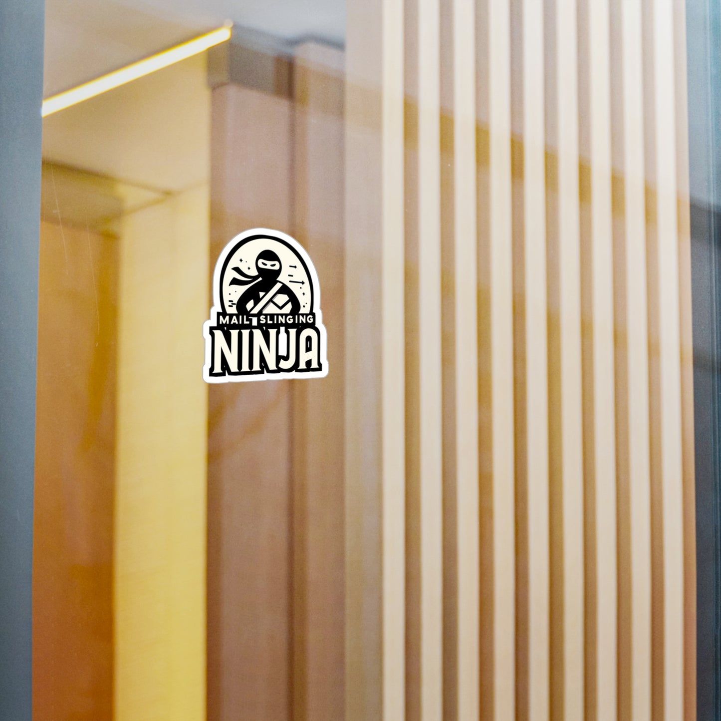 Mail Slinging Ninja - Postal worker Sticker for Laptop Sticker. Water Bottle Sticker, Vinyl Funny postal worker Decal - Postal worker Gift