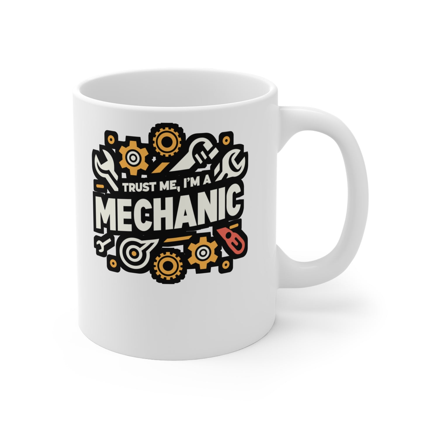 Trust me, I'm a mechanic - Auto-mechanic Mug for Coffee 11oz. Auto-mechanic Cup, White ceramic, Mechanic Mug - Auto-mechanic Gift