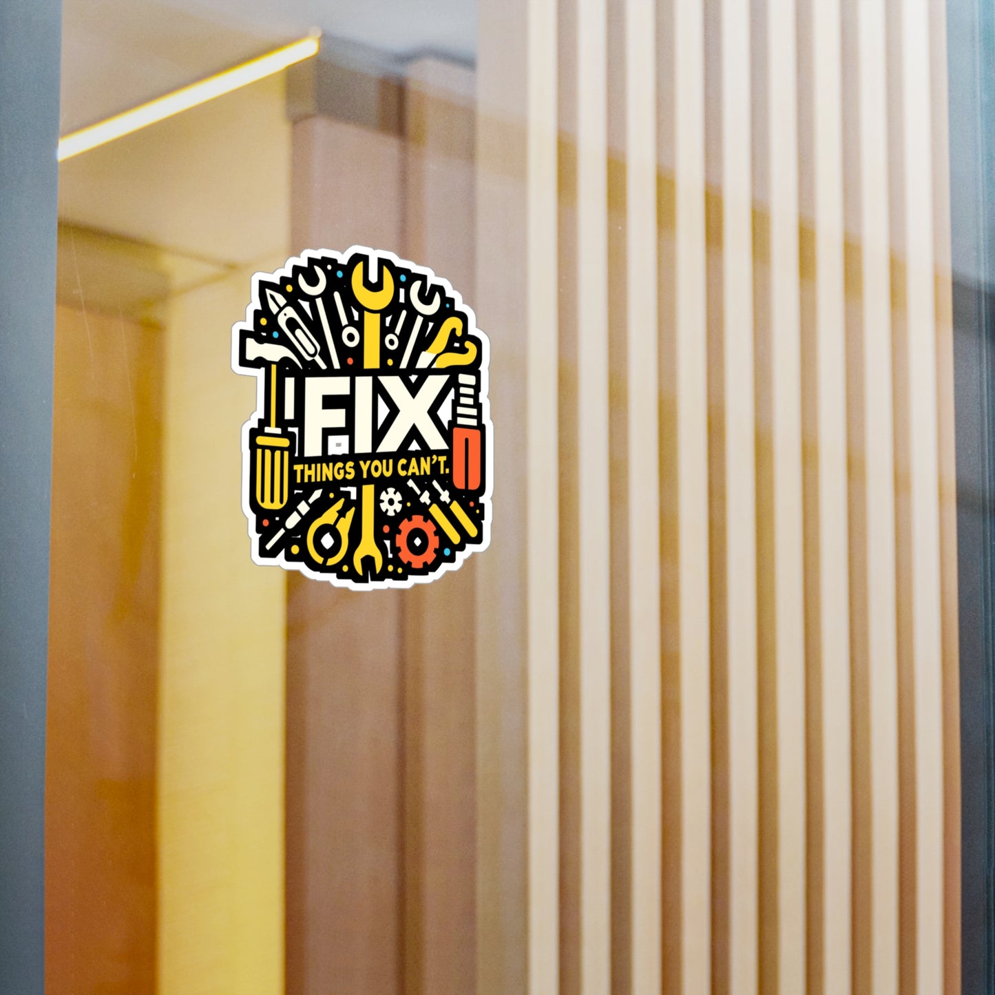 I fix things you can't  - Auto-mechanic Sticker for Laptop Sticker. Water Bottle Sticker, Vinyl Mechanic Decal - Auto-mechanic Gift