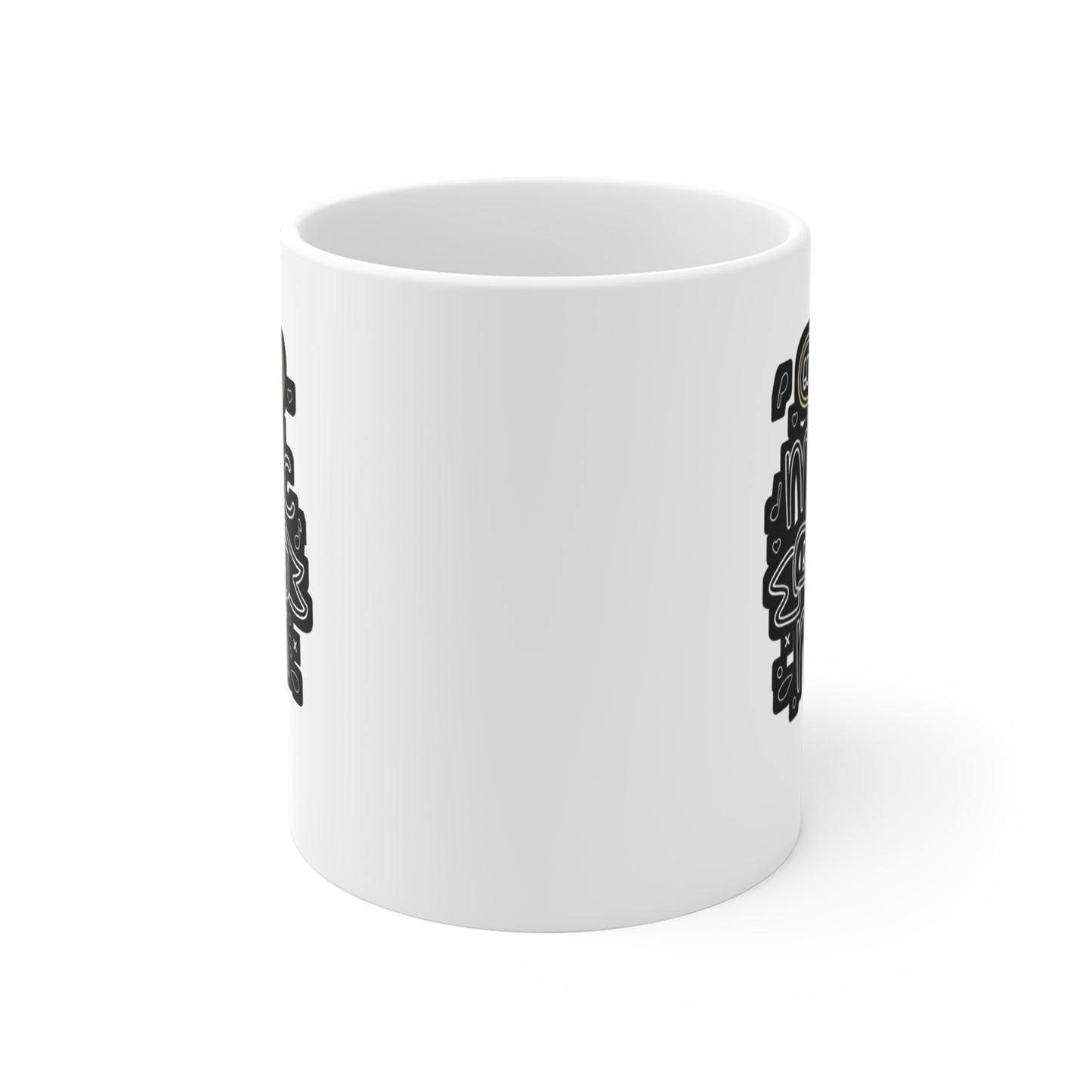 Good Taste In Music Bad Taste In Men - Rockstar Mug for Coffee 11oz. Rockstar Cup, White ceramic, Karaoke Mug, Music Tea Cup - Rockstar Gift