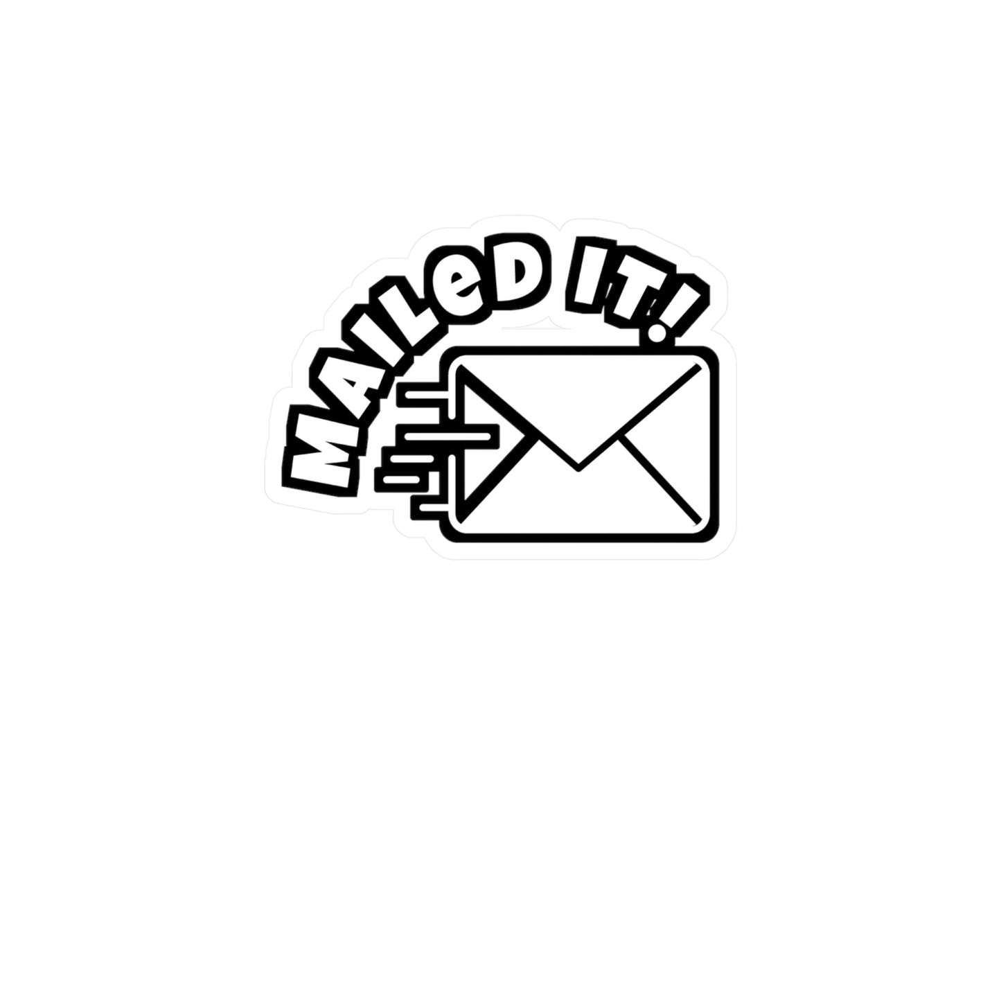 Mailed It | Postal worker Sticker | Funny postal worker Decals | Postman Laptop Sticker | Postal worker Gift | Funny postal worker Gift