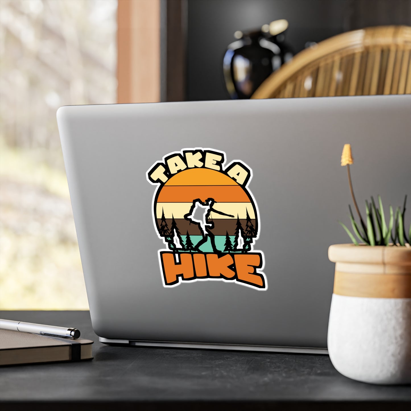Take A Hike - Hiking Sticker for Laptop Sticker. Water Bottle Sticker, Vinyl Hiker quote Decal - Hiking Gift