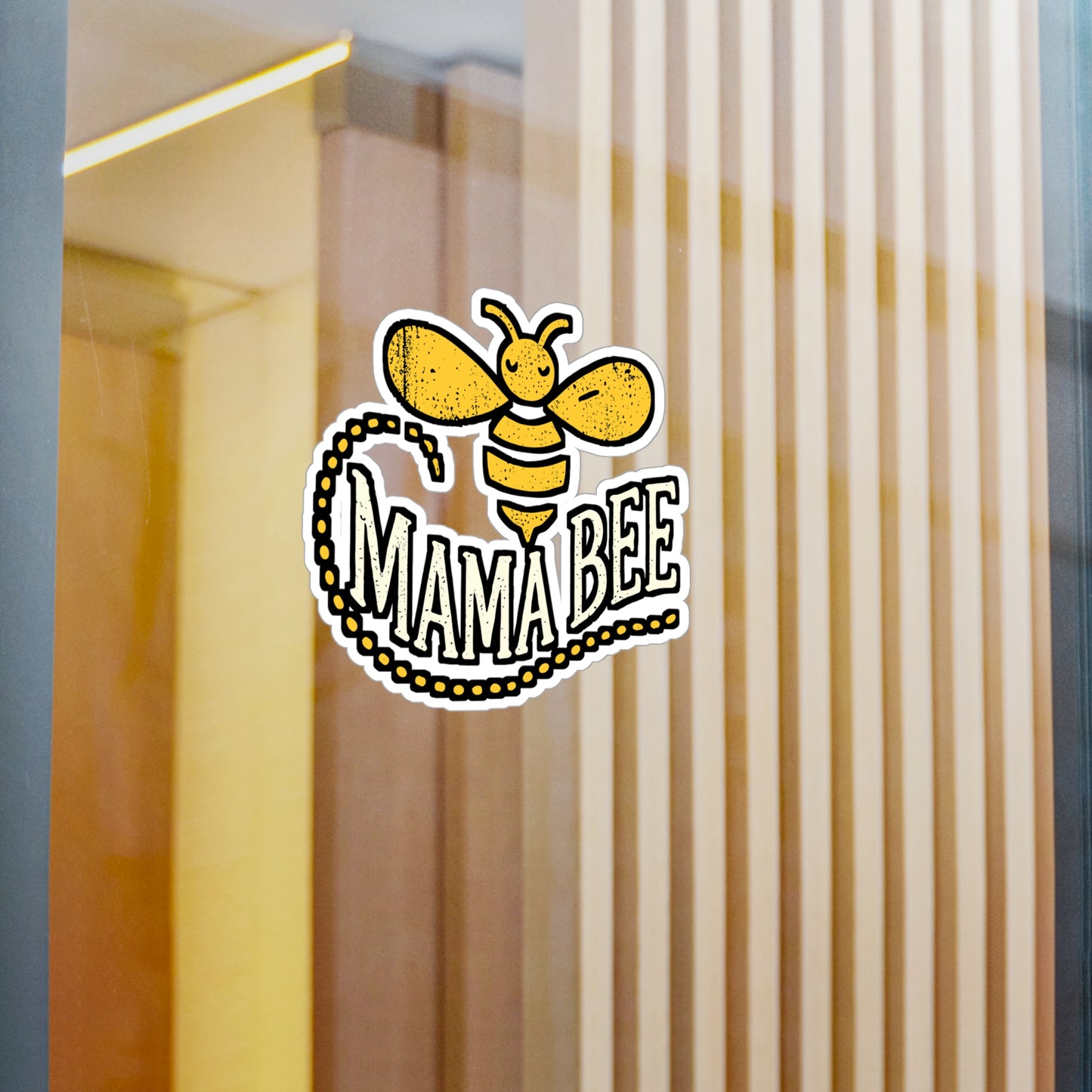 Mama Bee – Beekeeping Sticker for Car, Laptop & Water Bottle | Vinyl Decal for Farmers & Homebrewers | Beekeeping Gift