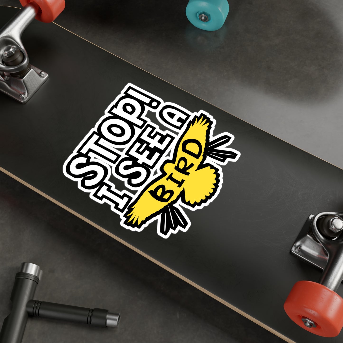 I See A Bird | Birdwatcher Sticker | Binocular Decals | Bird nerd Laptop Sticker | Birdwatcher Gift | Binocular Gift