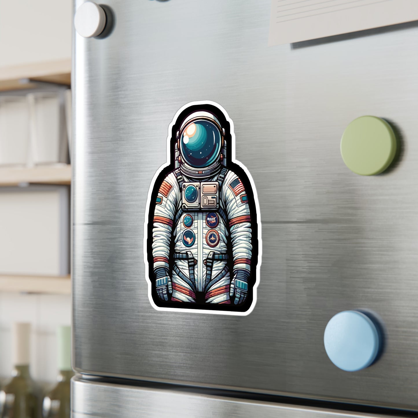 Astronaut - Space Sticker for Car Window Wall Laptop Sticker. Water Bottle Sticker, Vinyl Astronaut Decal, Cosmos Sticker - Space Gift