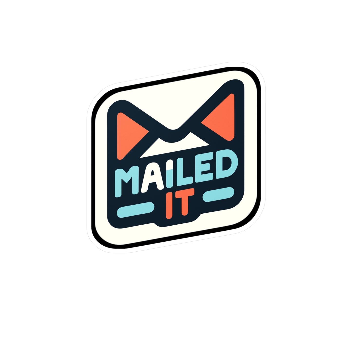 Mailed It - Postal worker Sticker for Laptop Sticker. Water Bottle Sticker, Vinyl Funny postal worker Decal - Postal worker Gift