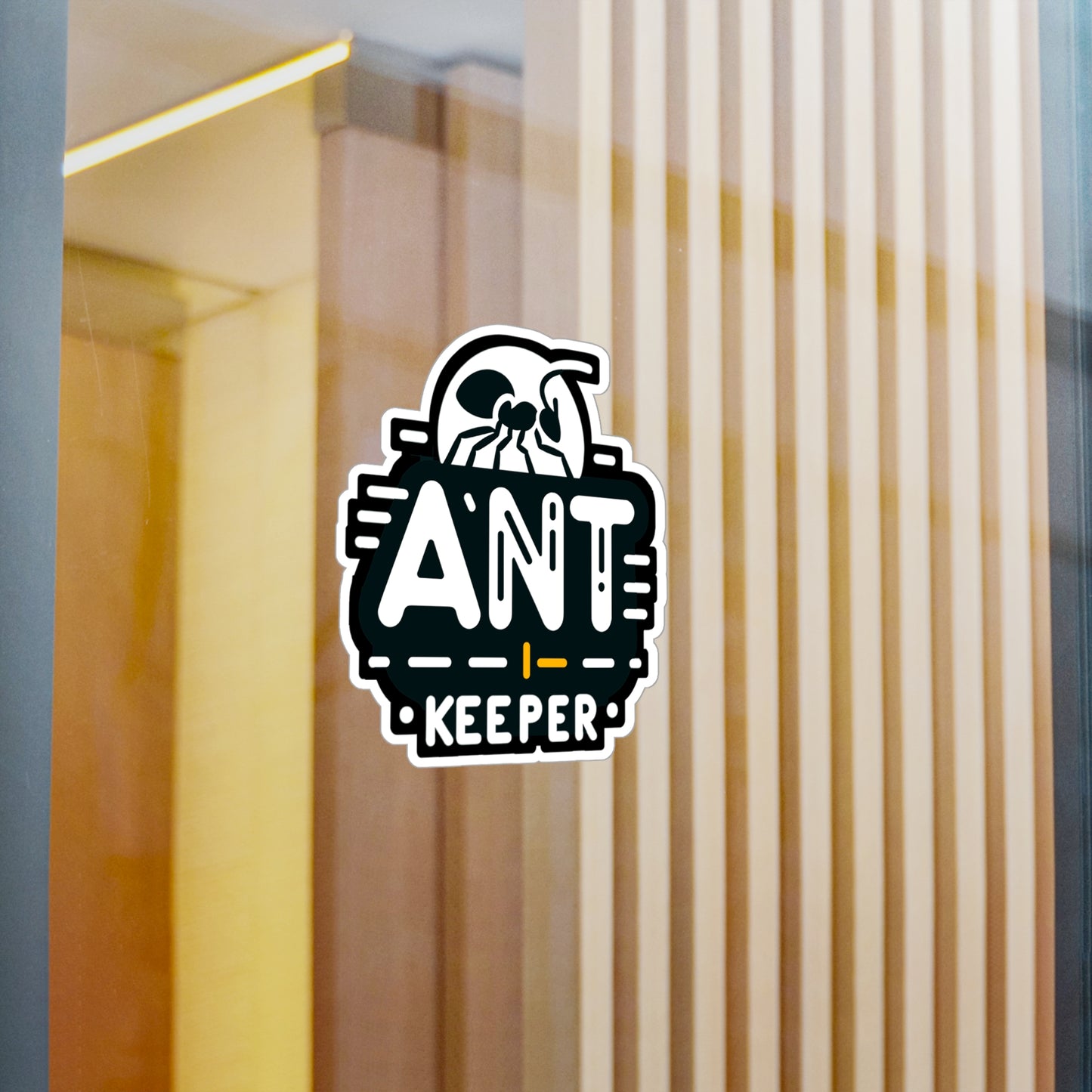 Ant Keeper - Entomology Sticker for Car Window Laptop Sticker. Water Bottle Sticker, Vinyl Pin Decal, Entomologist Sticker - Entomology Gift