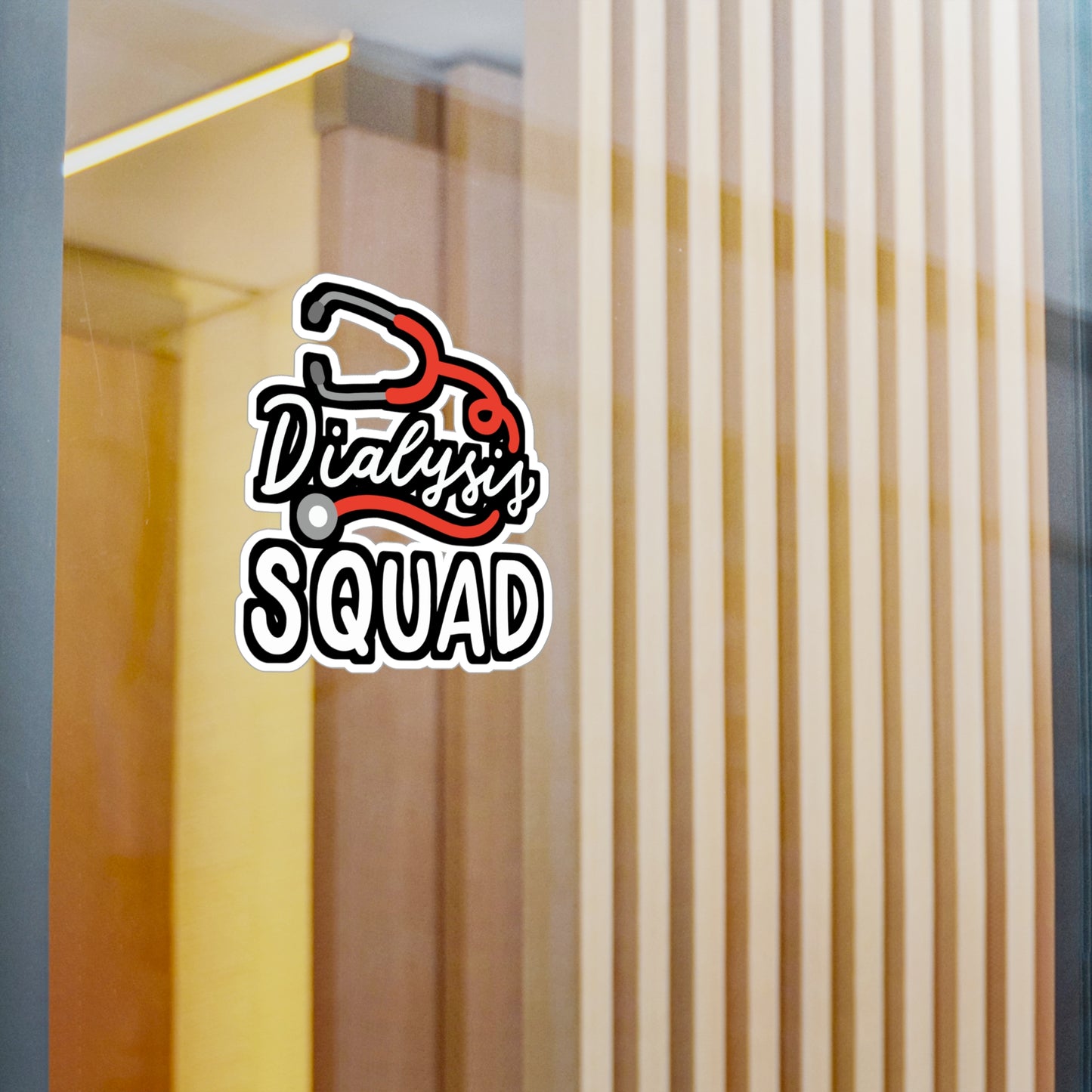 Dialysis Squad - Dialysis Sticker for Car Window Laptop Sticker. Water Bottle Sticker, Vinyl Kidney Decal, Stone Sticker - Dialysis Gift