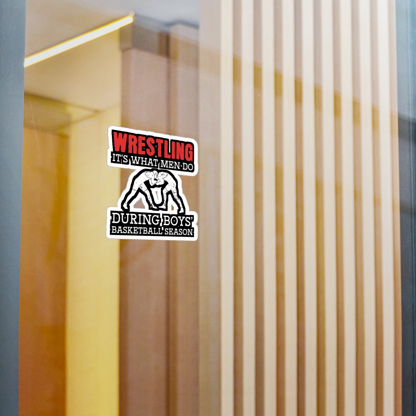 Wrestling - Wrestle Sticker for Wall, Laptop, Window, Truck, Car Wrestle Gift Vinyl Wrestling Decal Sticker