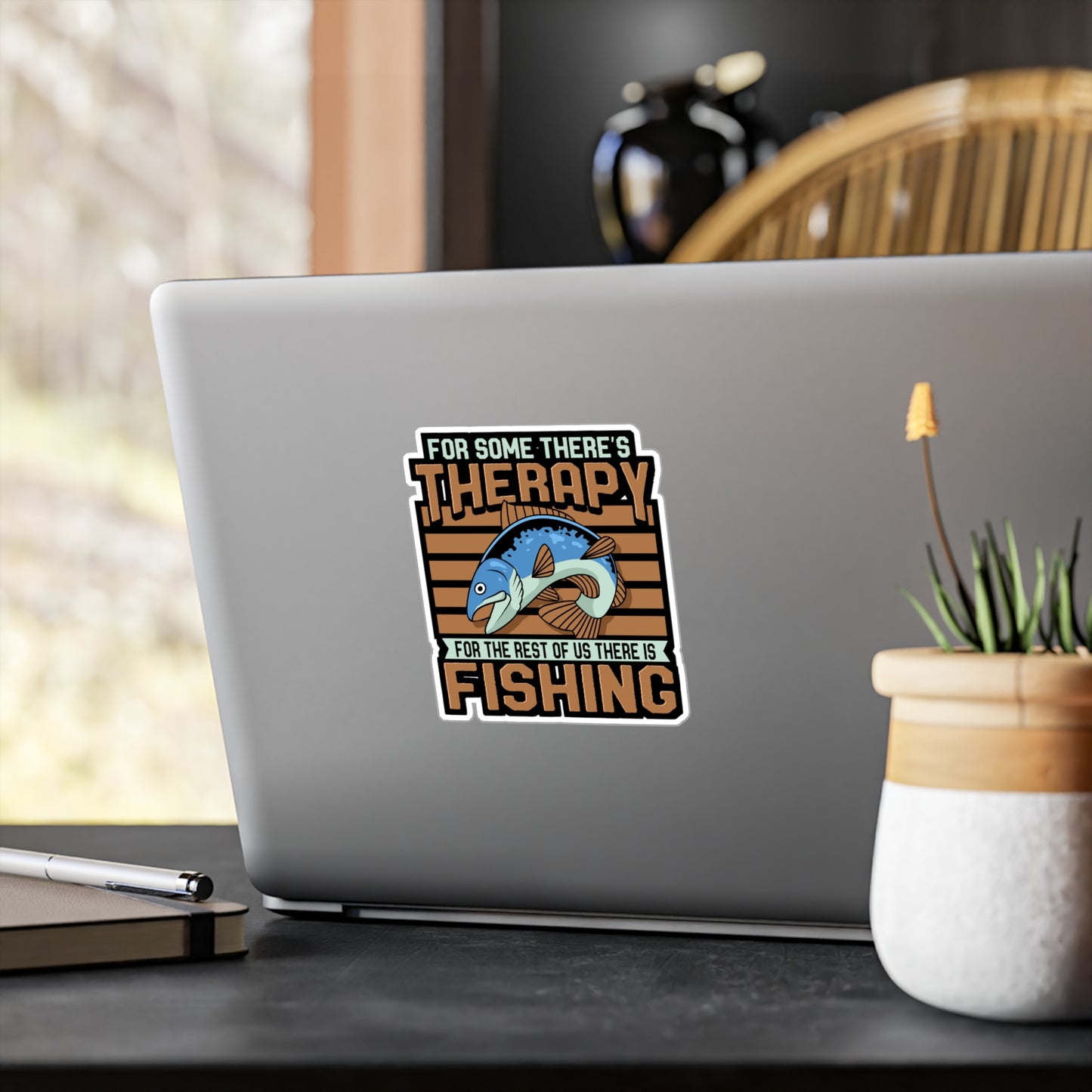 For The Rest Of Us There Is Fishing | Fishing Sticker | Angling Decals | Lake Laptop Sticker | Fishing Gift | Angling Gift