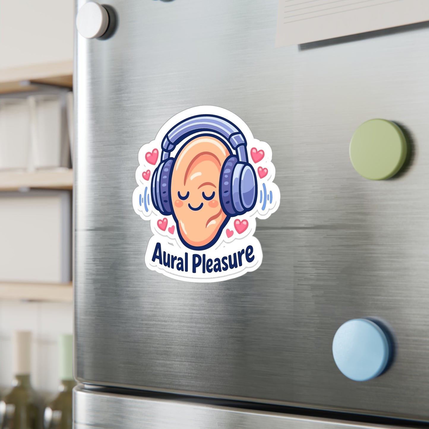 Audio Engineer Sticker Aural Pleasure Design, Waterproof Vinyl Decals for Laptop or Monitor by Sound Engineer Audio Technician