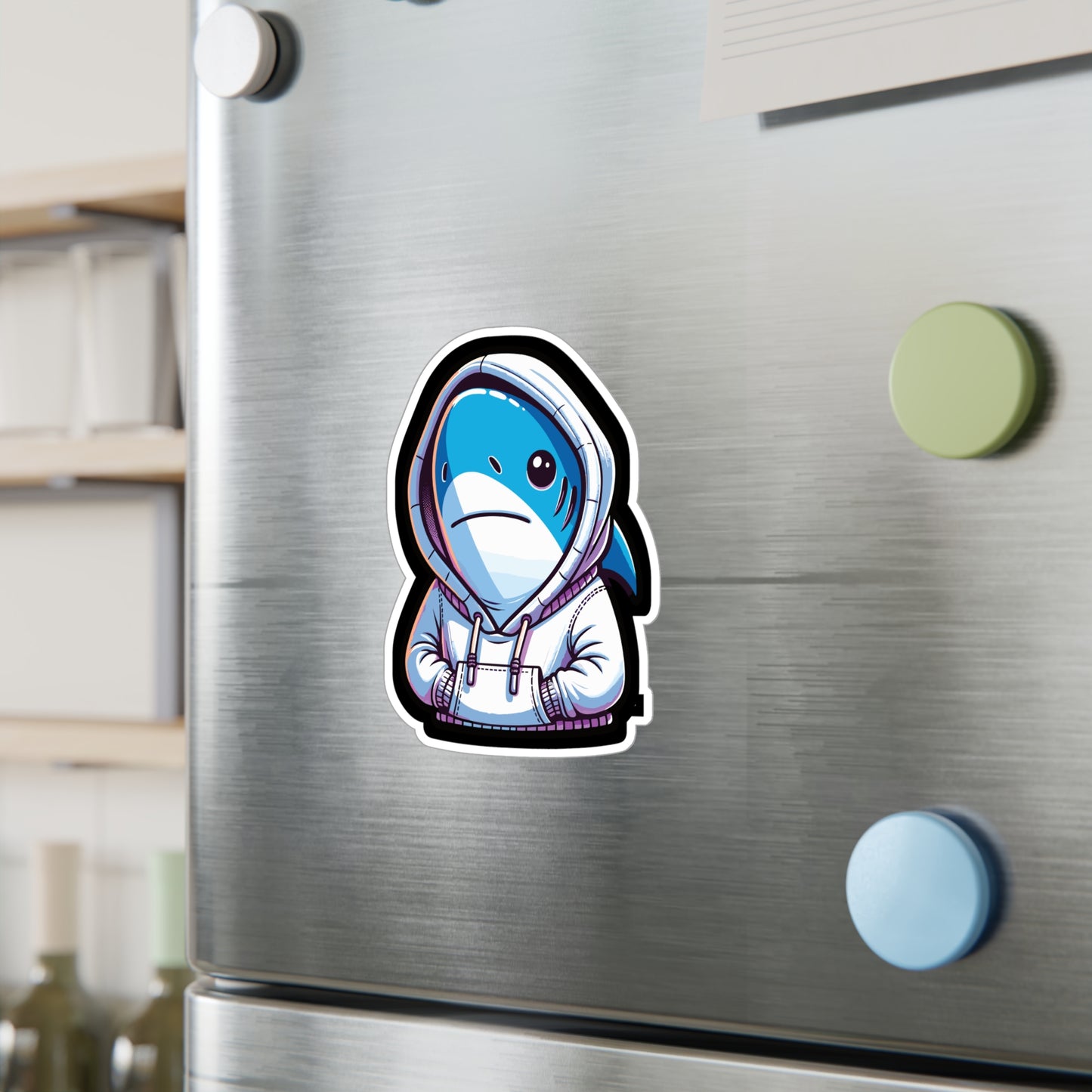 Cool Shark - Cool Sticker for Car Window Laptop Sticker. Water Bottle Sticker, Vinyl Shark Decal, Hoodie Sticker - Cool Gift