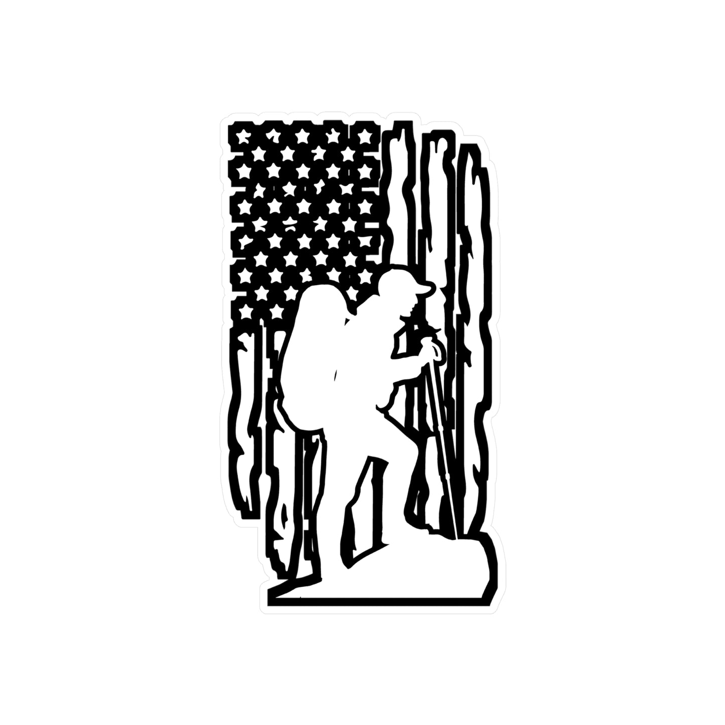 Hiking Rock Climbing - Hiking Sticker for Laptop Sticker. Water Bottle Sticker, Vinyl Hiker quote Decal - Hiking Gift