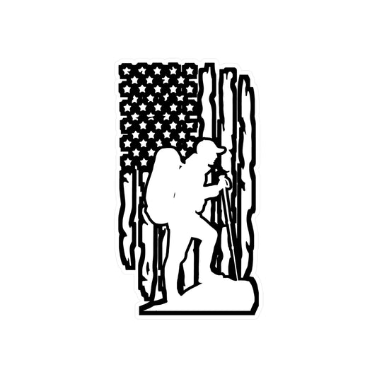 Hiking Rock Climbing - Hiking Sticker for Laptop Sticker. Water Bottle Sticker, Vinyl Hiker quote Decal - Hiking Gift