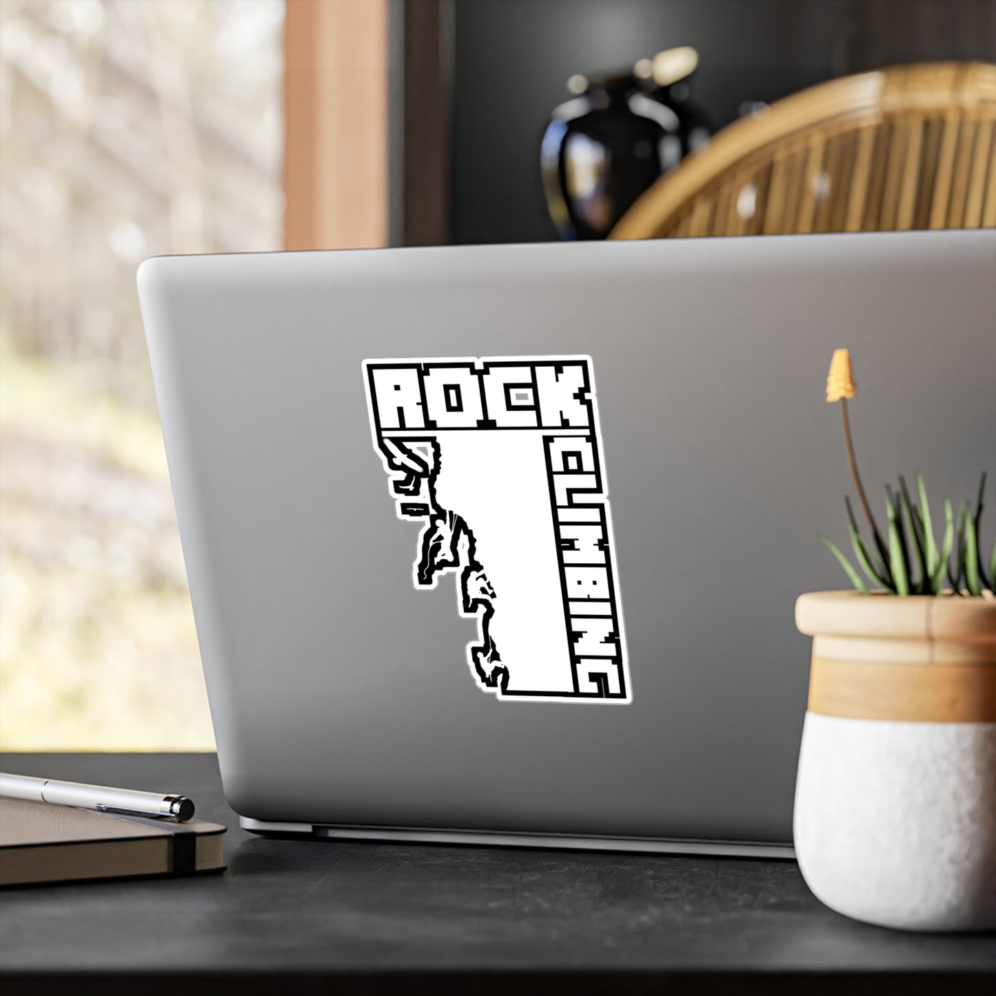 Rock Climbing - Climbing Sticker for Laptop Sticker. Water Bottle Sticker, Vinyl Bouldering Decal - Climbing Gift