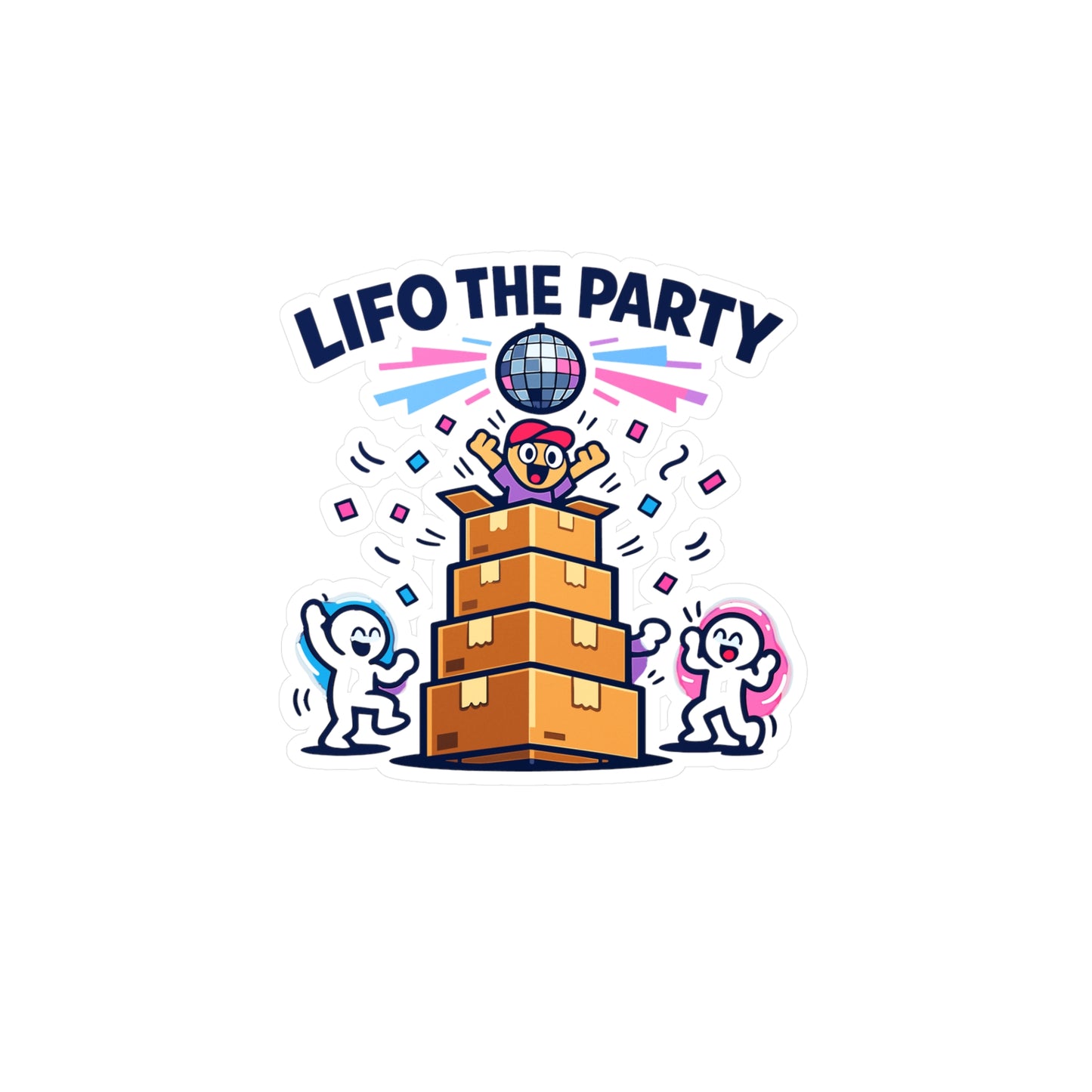 Accountant  Sticker LIFO the Party Funny Accounting Decals Waterproof Vinyl for Laptop Water Bottle Balance Spreadsheet Amortization