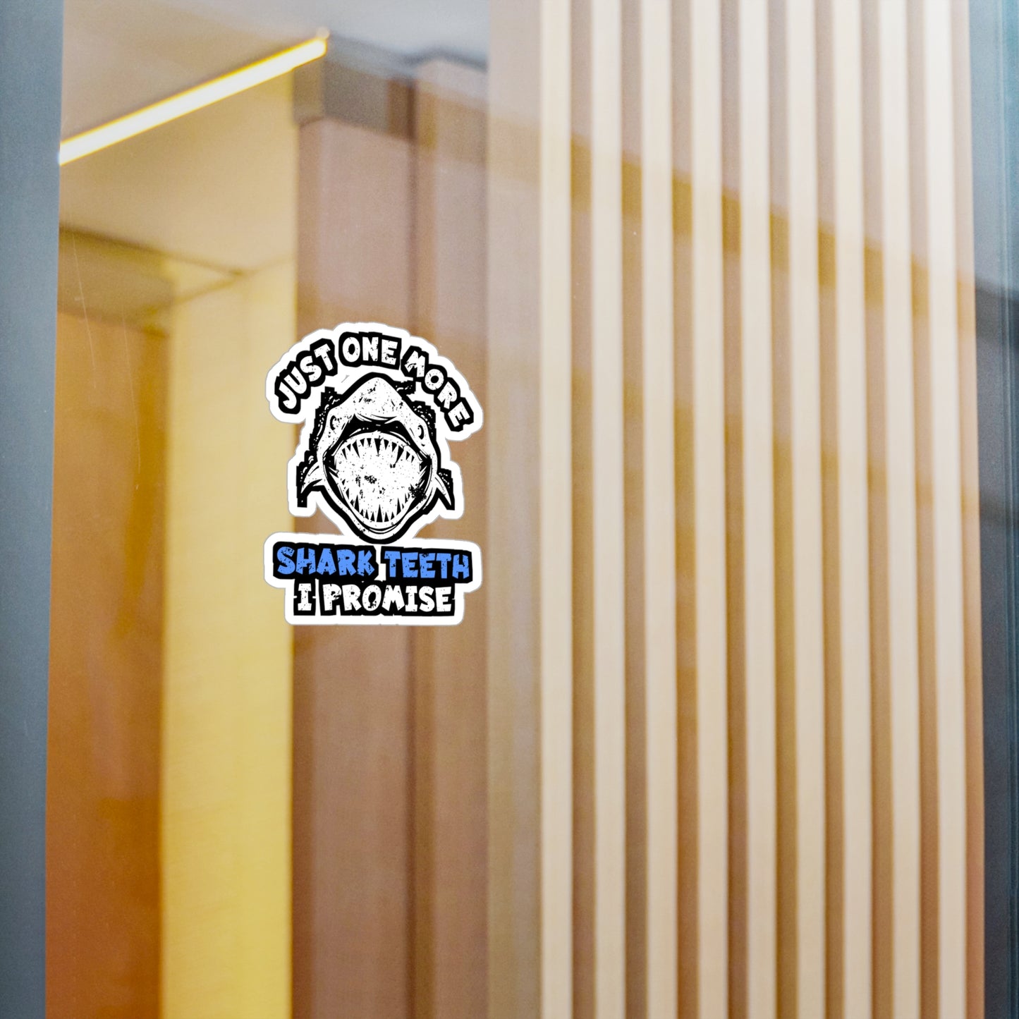 Just One More Shark Teeth I Promise - Fossil Sticker for Laptop Sticker. Water Bottle Sticker, Vinyl Shark-teeth Decal - Fossil Gift