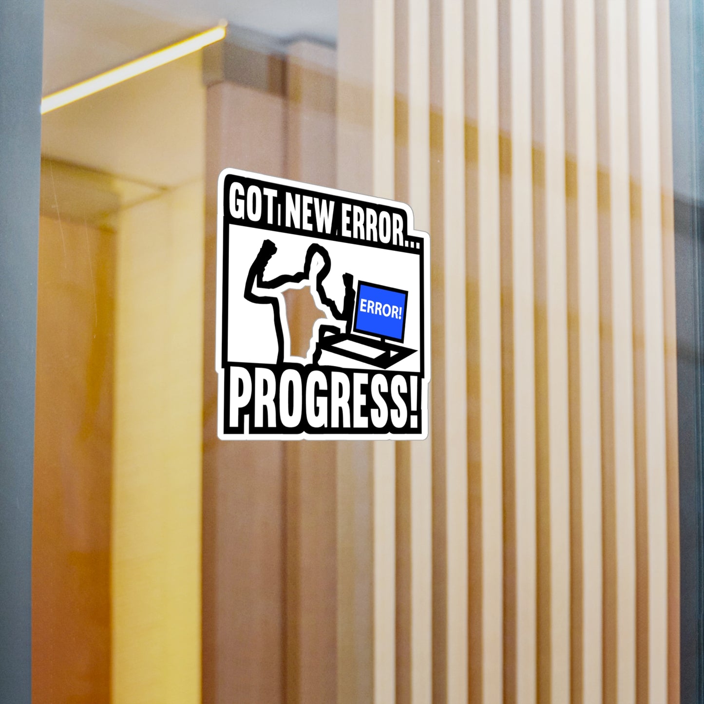 New Error Developer Programmer | Coding Sticker | Programmer Decals | Source-code Laptop Sticker | Coding Gift | Programmer Gift