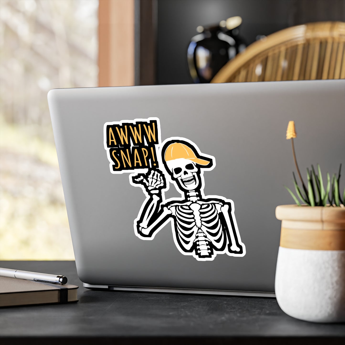 Awww Snap - Broken Sticker for Car Window Laptop Sticker. Water Bottle Sticker, Vinyl Arm Decal, Fracture Sticker - Broken Gift