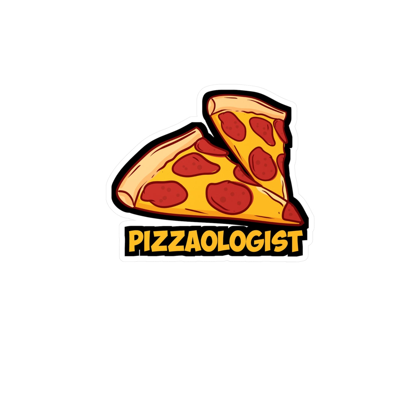 Pizzaologist - Pizza Sticker for Car Window Laptop Sticker. Water Bottle Sticker, Vinyl Chef Decal, Foodie Sticker - Pizza Gift
