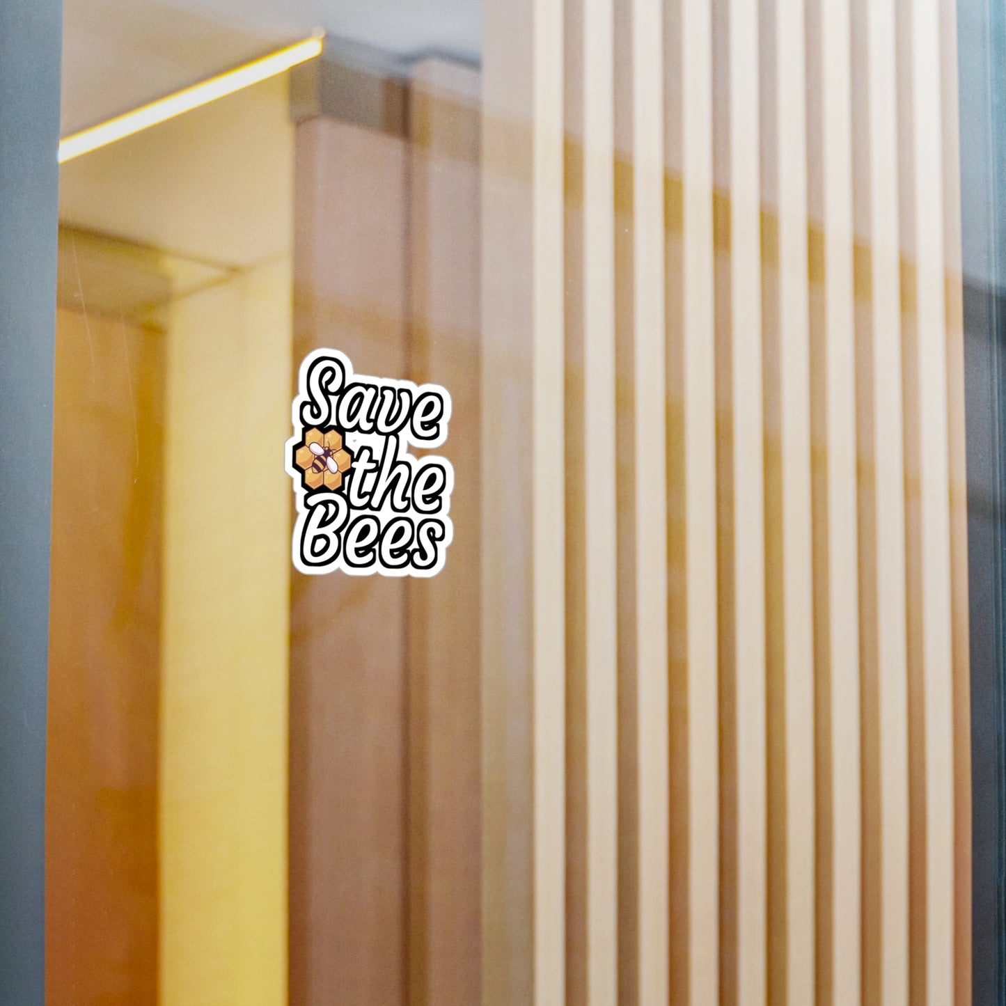 Save the bees - Beekeeper Sticker for Wall, Laptop, Window, Truck, Car Beekeeper Gift Vinyl Beekeepers Decal Sticker