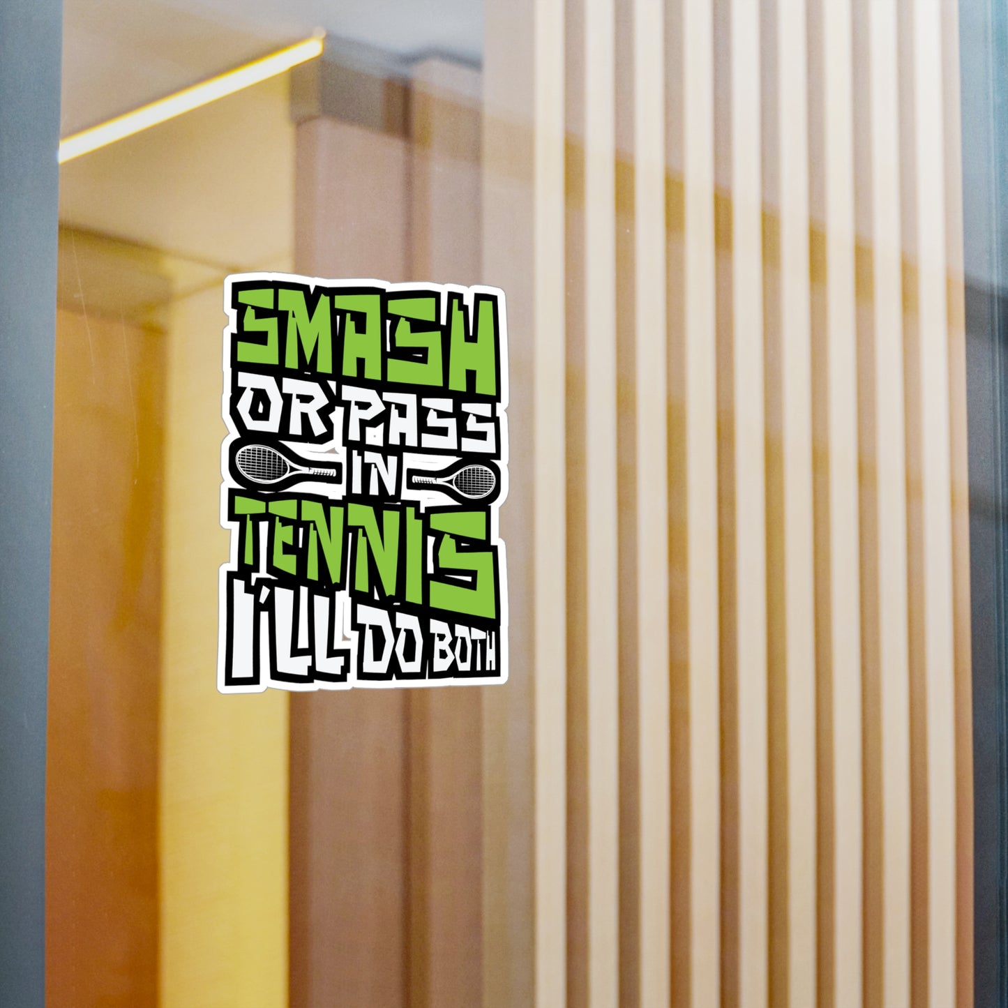 I Like My Matches Like My Tennis Balls - Padel Sticker for Laptop Sticker. Water Bottle Sticker, Vinyl Padel court Decal - Padel Gift