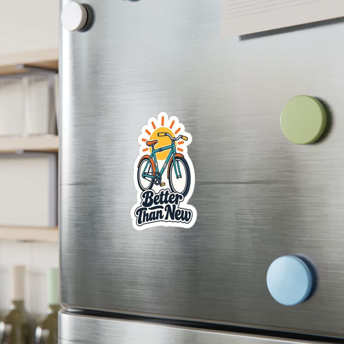 Upcycling Sticker Better Than New – Recycling Art Decals Inspired by Sustainability for Laptop and Water Bottle