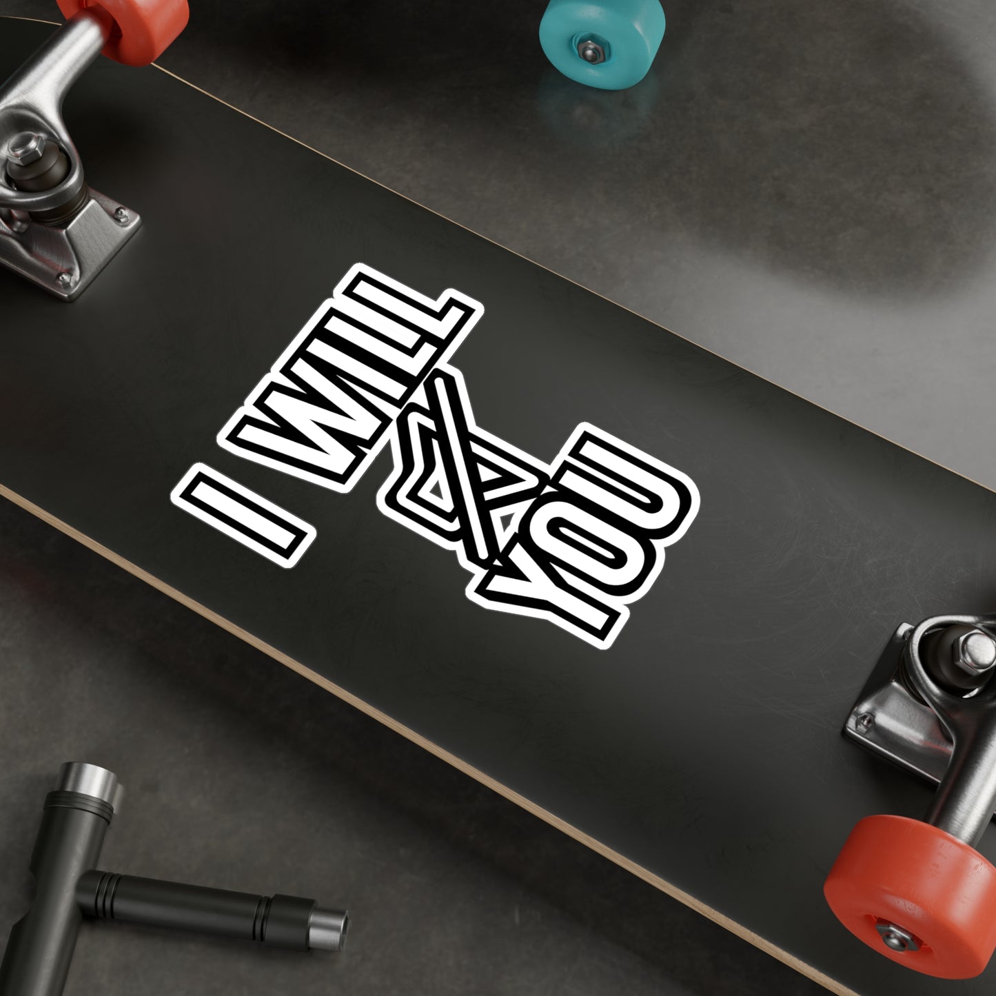 I will mute you - Music Sticker for Wall, Laptop, Window, Truck, Car Music Gift Vinyl Funny Decal Sticker