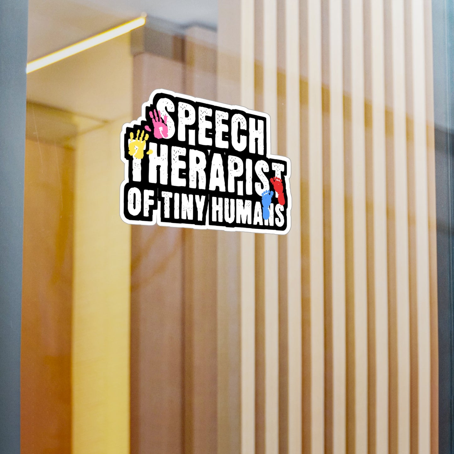 Speech Therapist of Tiny Humans | Speech-pathology Sticker | Phoneme Decals | Speech-pathology Gift