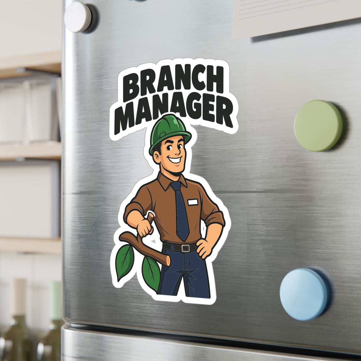Tree Sticker - Branch Manager Design for Tree Workers, Laptop and Water Bottle Decals
