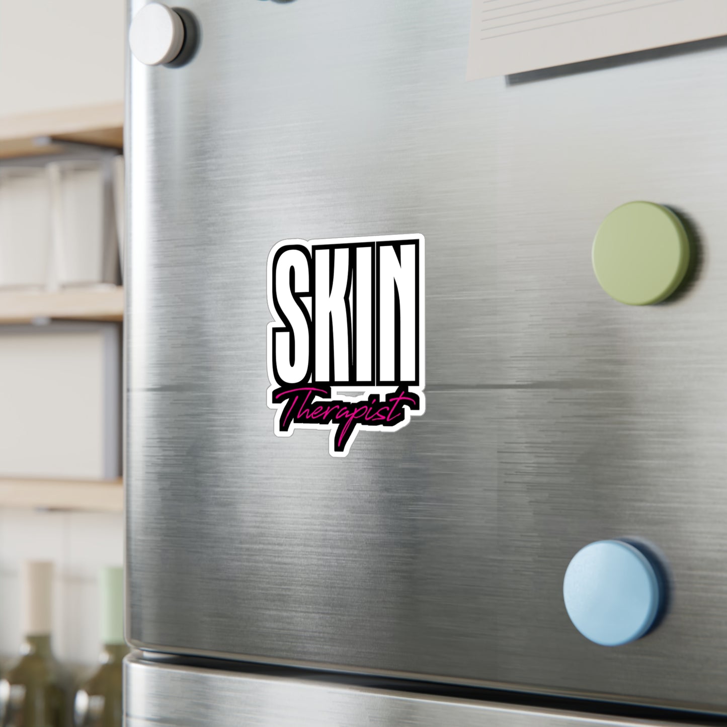 Skin Therapist - Makeup-artist Sticker for Laptop Sticker. Water Bottle Sticker, Vinyl Lashes Decal - Makeup-artist Gift