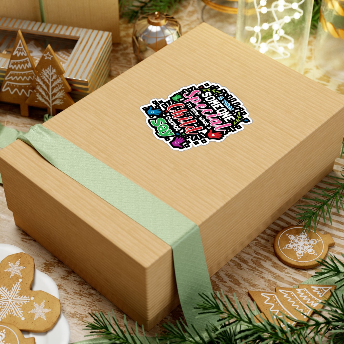 It Takes Someone Special To Hear - Special-education-teacher Sticker for Laptop Sticker. Water Bottle Sticker, Vinyl Disabilities Decal - Special-education-teacher Gift