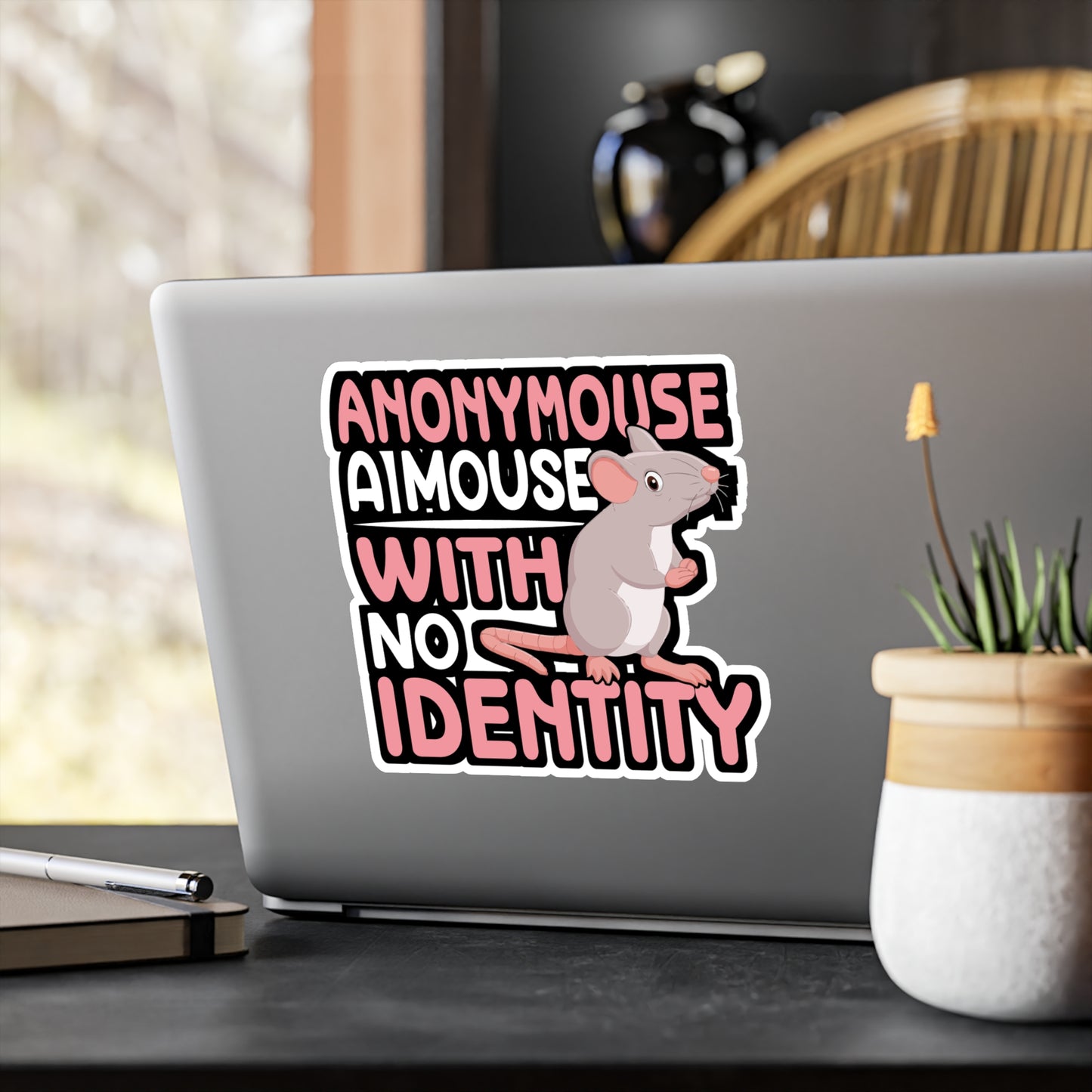Cottage Cheese - Rat Sticker for Car Window Laptop Sticker. Water Bottle Sticker, Vinyl Rats Decal, Pet Sticker - Rat Gift