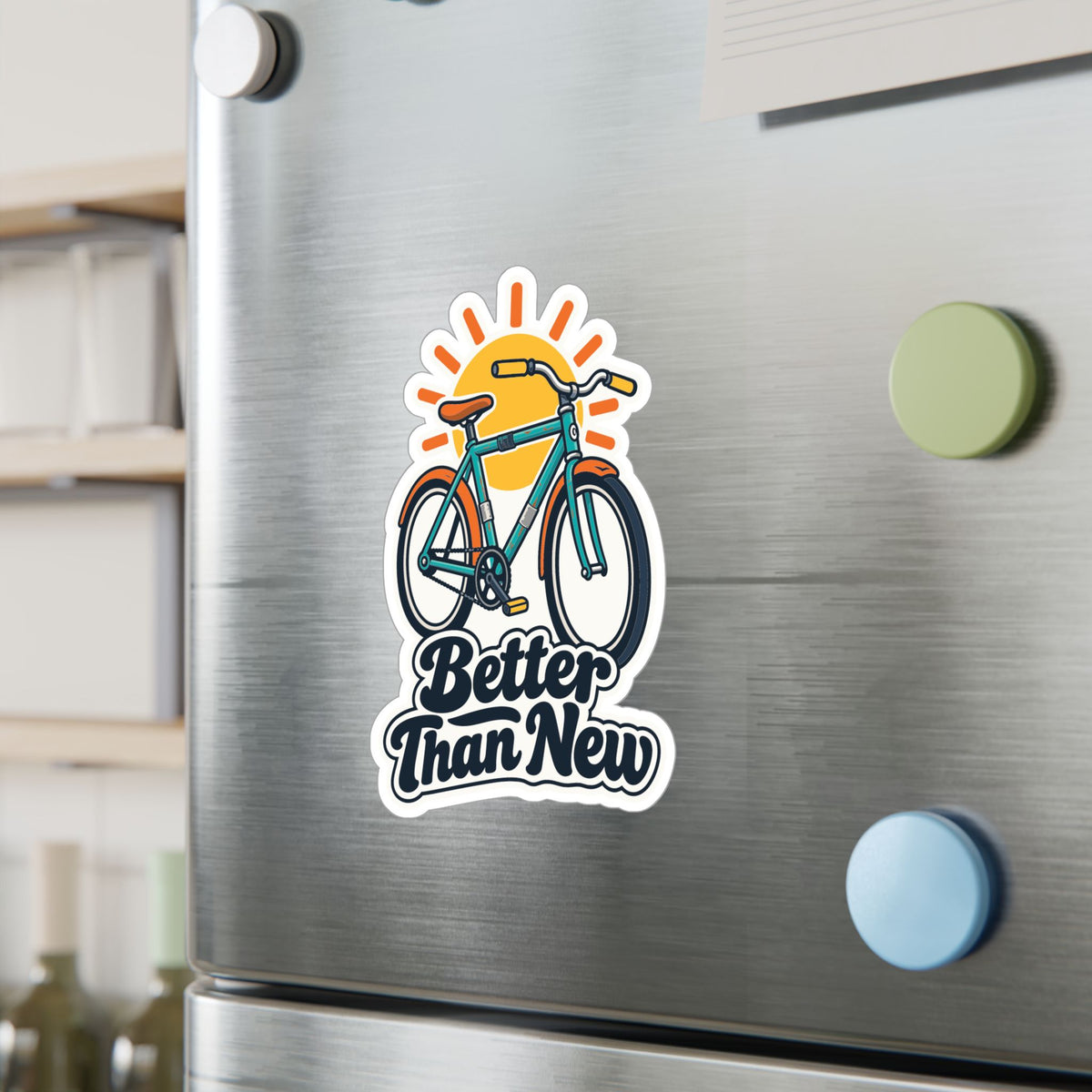 Upcycling Sticker Better Than New – Recycling Art Decals Inspired by Sustainability for Laptop and Water Bottle