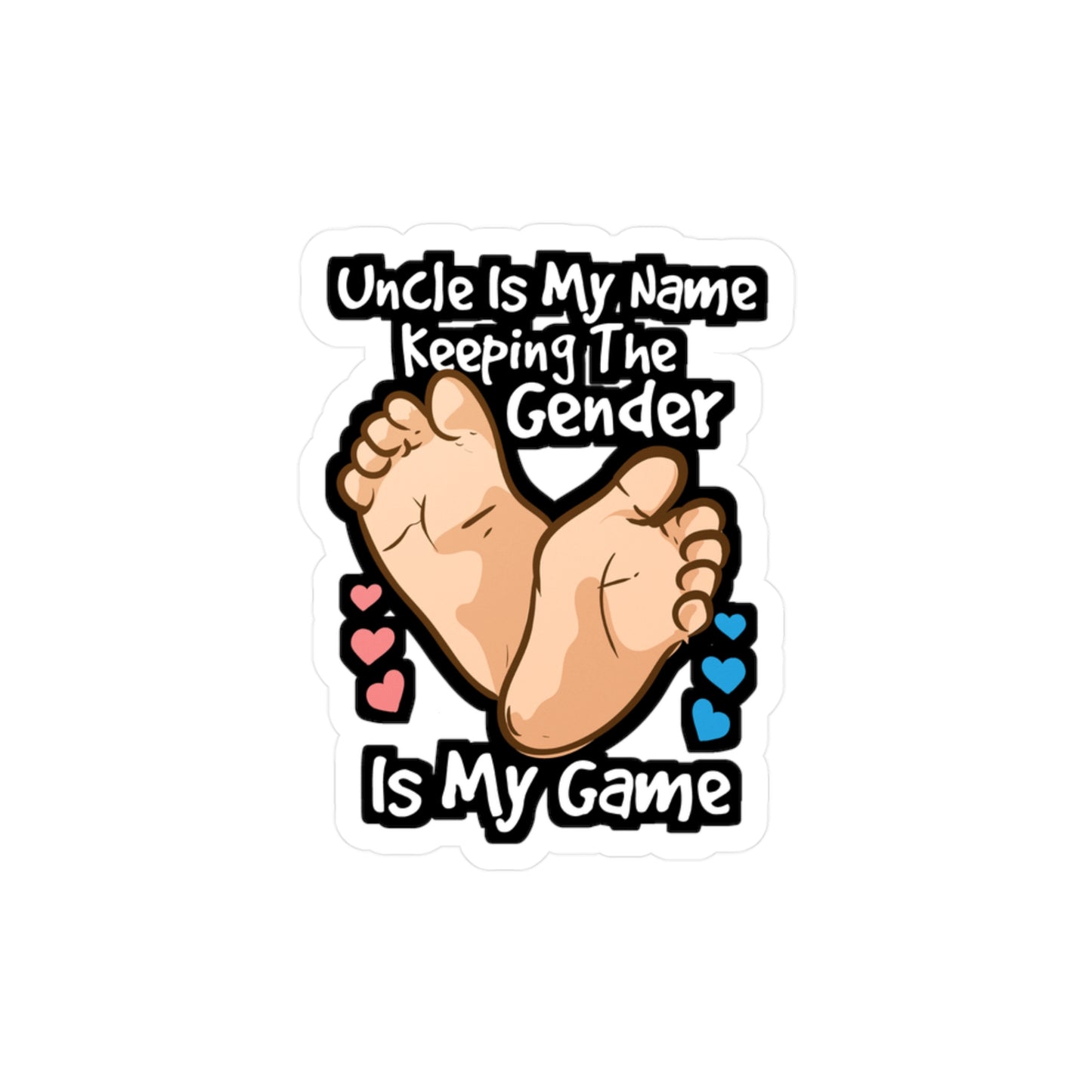 Keeping The Gender Is My Game | Gender-reveal Sticker | Pink Decals | Camo Laptop Sticker | Gender-reveal Gift | Pink Gift