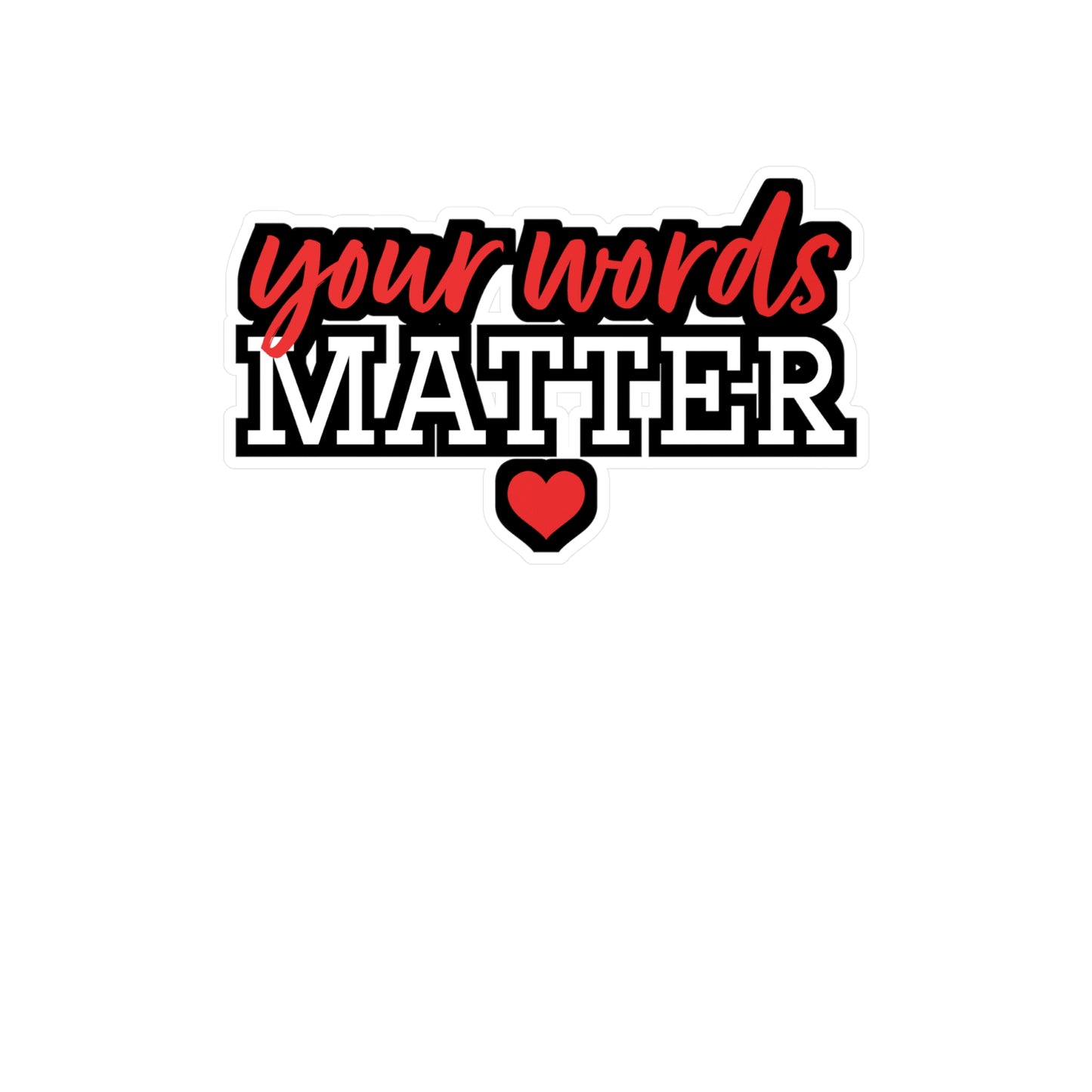 Your Words Matter | Speech-pathology Sticker | Phoneme Decals | Speech-therapist Laptop Sticker | Speech-pathology Gift | Phoneme Gift