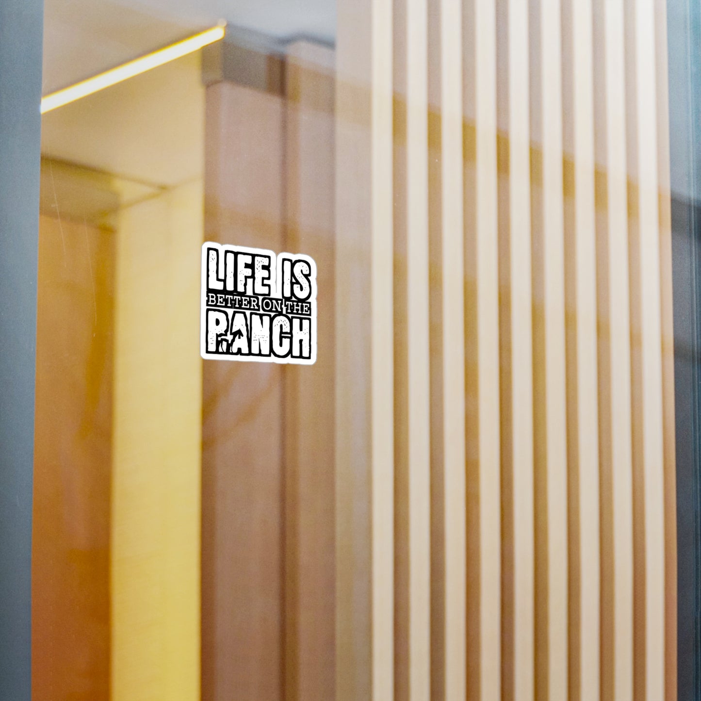 Life Is Better On The Ranch | Farmer Sticker | Tractor Decals | Livestock Laptop Sticker | Farmer Gift | Tractor Gift