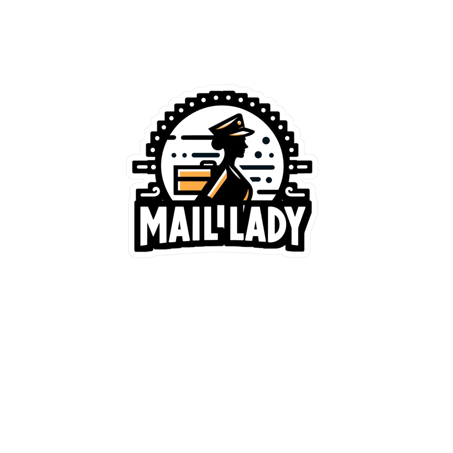 Mail Lady - Postal worker Sticker for Car Laptop Sticker. Water Bottle Sticker, Vinyl Funny postal worker Decal - Postal worker Gift