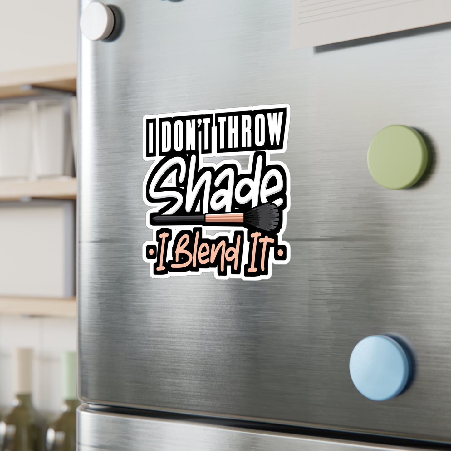 I Don’t Throw Shade - Esthetician Sticker for Laptop Sticker. Water Bottle Sticker, Vinyl Dermatologist Decal - Esthetician Gift