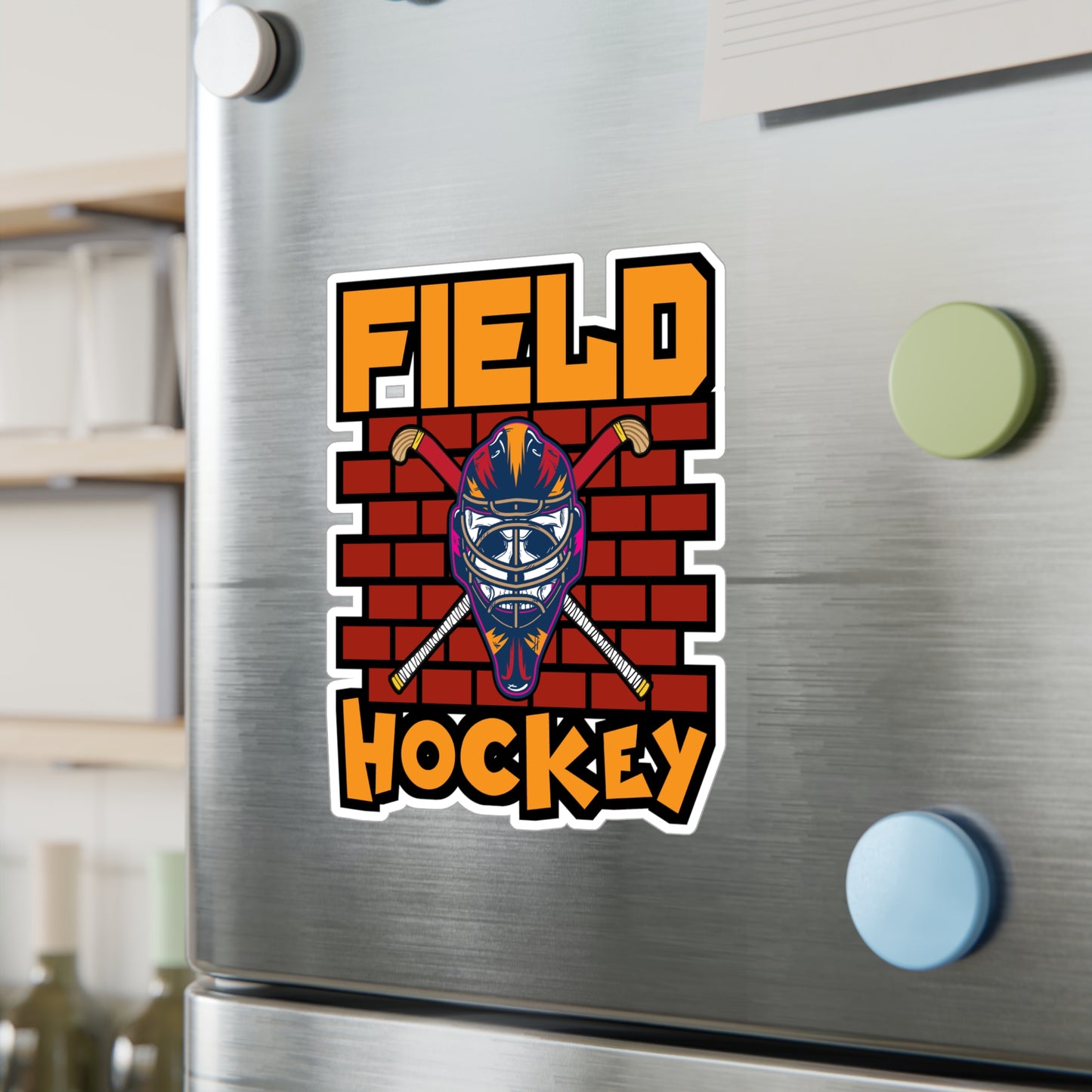 Field Hockey - Field hockey Sticker for Laptop Sticker. Water Bottle Sticker, Vinyl Hockey Decal - Field hockey Gift